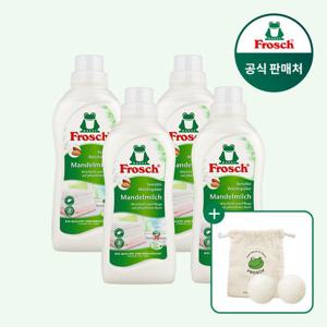 [프로쉬][매일배송]독일 아몬드밀크 섬유유연제 750ml 4개/공효진