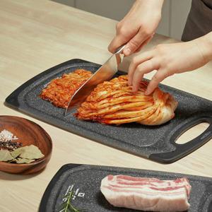 바겐슈타이거 블랙 마블 도마 커팅보드 이유식 도마 (대)
