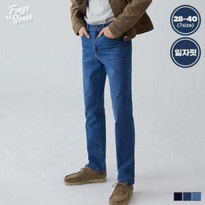 팡스앤본즈 남성 데일리 봄여름 가볍고 편안한 소프트 코튼 스판 데님팬츠 청바지 ECX2501M