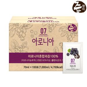 [즙쟁이] 아로니아즙 대용량 100포 실속구성