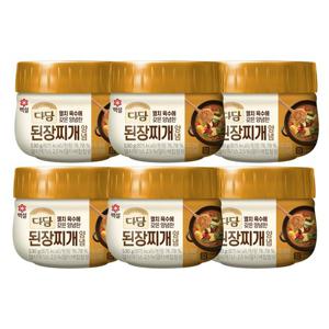 [CJ]백설 다담 된장찌개양념 530g x6개