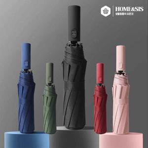 [홈앤시스](커버증정)UV차단 암막코팅 3단 자동 양산겸 우산(6colors)