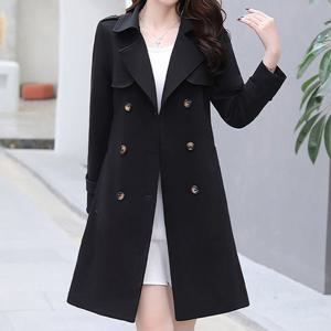 [퀸이즈] [~77까지]오누 투웨이 칼라 데일리 트렌치코트