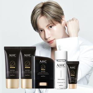 [AHC] 마스터즈 아쿠아리치 선크림 듀오세트+에어리치 선스틱 14g+(GIFT)클렌징폼30ml*2개