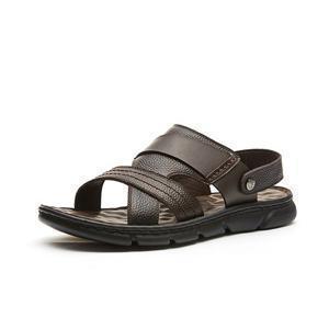 [엘칸토] 정상가129,000원 남성 소가죽 Y스트랩 샌들 2.5cm LCMW87M326