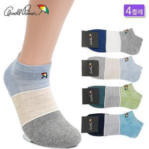 [아놀드파마]여름용 매쉬 남성캐주얼양말 스니커즈 4켤레 AP5101 여름양말