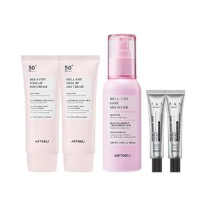 아트델리 톤업 선크림 50ml x2 + 선워터 100ml + 쟈스 기미크림 15ml x2