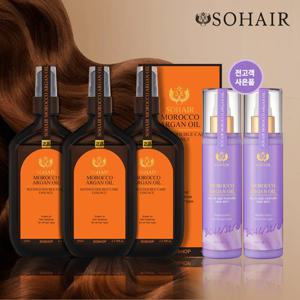 [10%할인+10%적립] [NEW 오렌지에디션] 쏘헤어 모로코 아르간오일 더블케어 헤어에센스초특가패키지(+헤어미스트2개)
