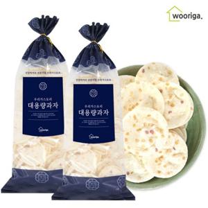[우리가스토리] 구운 현미 누룽지 통곡물 쌀과자 500g+500g 대용량과자 옛날과자 뻥튀기