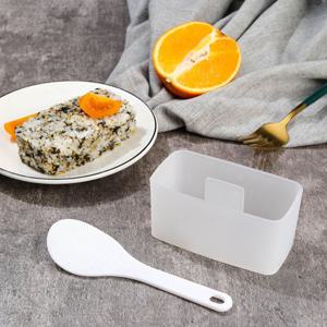 초밥틀 네모 사각 스시 주먹밥 초밥 하와이안 무스비 김밥틀 소풍 도시락 만들기 화이트 L310