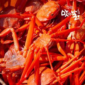 울진 후포항 자숙 붉은대게 중소 3kg/11미/가정용 수율 70%이상