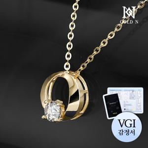 골드앤 18K 글로링 VGI 1부 다이아 목걸이
