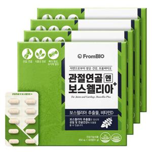 관절연골엔 보스웰리아 플러스 60정x4박스/4개월