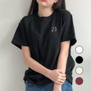 [셀러허브_여성트랜드패션]여성반팔면티 라운드 티셔츠