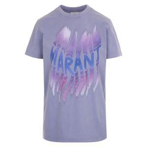 25S/S TS0147FA C1N07E 30LR 이자벨마랑 ZOELINE 로고 블루라벤더 반팔티