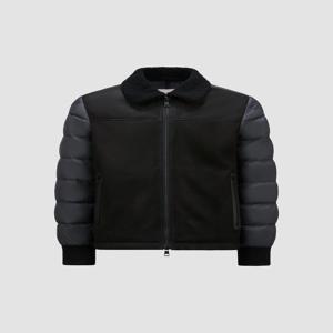 블루밍런던 24FW 몽클레어Jumeaux Leather Down Jacket 남자 여자 남성패딩 항공점퍼 숏패딩 깔깔이