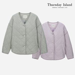 [Thursday Island] 미수아바흐브 콜라보 패딩 숏점퍼(T228MJP234W)