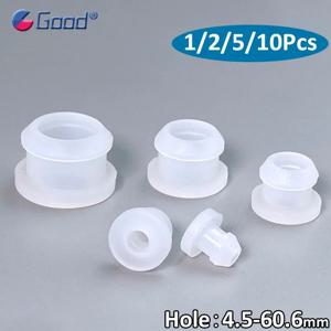 4.5mm~50.6mm 투명 실리콘 고무 스냅온 그로밋 구멍 플러그 블랭킹 엔드 캡 마개 배선 케이블 보호 부시