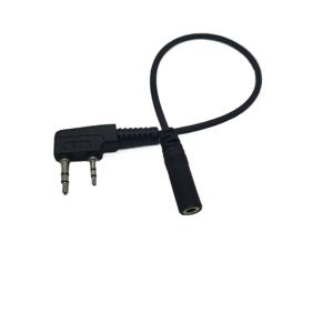 오디오 어댑터 휴대폰 이어폰 헤드셋 전송 케이블, 바오펑 UV5R UV-K5 K6 888S 켄우드 TYT 워키토키용, 2 핀-3.5mm 암