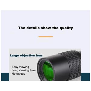 BABQ 10-300x40 HD 줌 단안 망원경 야외 캠핑 조류 관찰 여행용 삼각대가있는 모바일 망원 렌즈