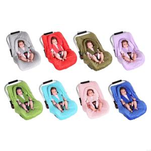 QX2D 3PCS/PACK 유아 머리지지 베개 자동차 소매 및 어깨 끈 커버 세트 업그레이드 된 보호 기능