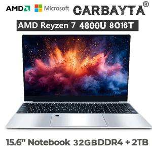 Windows 11 Pro 게이밍 노트북 - AMD Ryzen 7 4800U, 32GB RAM, 2TB SSD, 5G, Bluetooth를 탑재한 15.6인치 메탈 울트라북