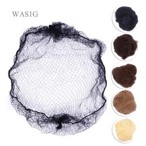 100PCS 최고 품질의 나일론 헤어 네트 스타 댄스 리사이틀 빵/머리 확장 직조 모자 브라운 Hairnets