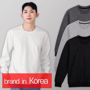 [콜라에스] 면기모 맨투맨 티/기모안감/기본스타일/남녀공용/캐주얼 맨투맨/스티치/손목시보리