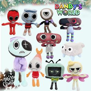 MyRytanda 30cm 댄디의 세계 플러시 장난감 댄디 세계 스크랩 인형 봉제 인형 공포 게임 Goob Pebble Fuzzy Dolls 생일 선물