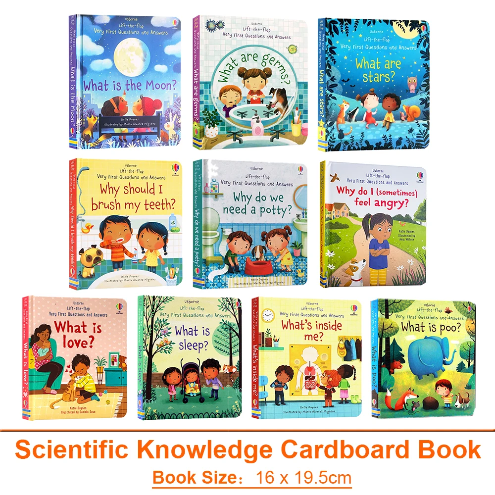 어린이 과학 지식 학습 그림책 Usborne 영어 일일 지식 독서 책 조기 교육 몬테소리
