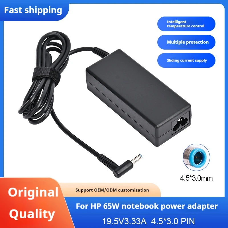 HP Envy17-j010us 파빌리온 15-j000 크롬북 11 G4 G5 EE 14 G3 246 Q129 248용 19.5V 3.33A 65W 4.5*3.0mm 어댑터 노트북 충전기