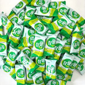 [놀러과자] 크라운 참쌀선과 고소한 쌀과자 대용량 80개(개별포장)