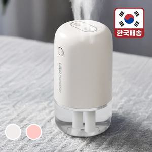 레토 무선 듀얼 퓨어 미니가습기 무드등 탁상용 책상 사무실 가습기 LHD-RD06