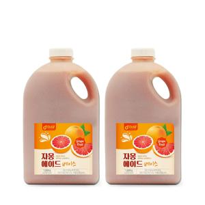 딜리프 자몽 리얼에이드 대용량 업소용 베이스 1.8kg 하이볼 홈카페 2개