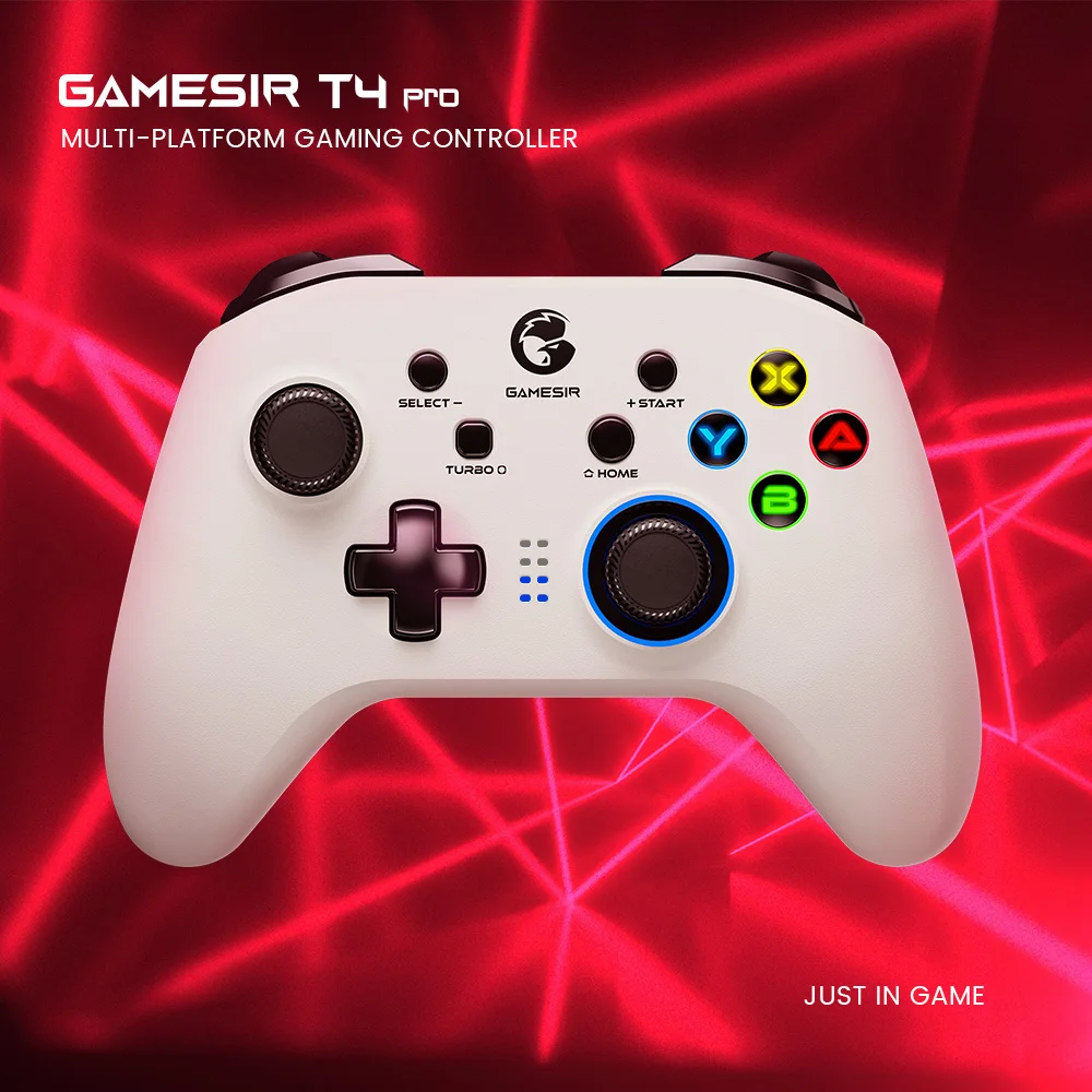 GameSir T4 Pro 2.4G 무선 모바일 컨트롤러 블루투스 게임패드(Nintendo 스위치용 6축 자이로 포함) Android iPhone PC 조이스틱