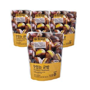 노브랜드 맛있는 군밤 100g 4개입