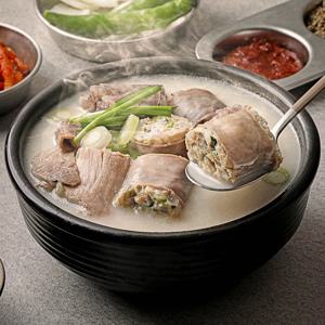 [직접]  한우사골 국내산 돼지고기 순대 부산식 순댓국 순대국 순대국밥 600g 3팩