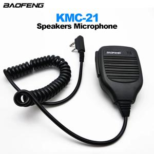 2 핀 K 형 범용 스피커 마이크 KMC-21 워키 토키 용 PTT 마이크 Kenwood Puxing Wouxun Baofeng Quansheng 양방향 라디오