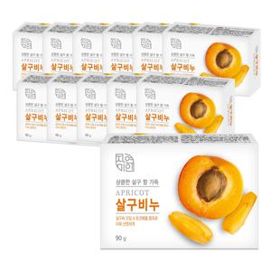 무궁화 자연미인 살구 비누 90gX12개