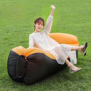 트렌드 야외 제품 빠른 Infaltable 에어 소파 침대 좋은 품질 침낭 풍선 에어백 게으른 가방 비치 소파 240*70cm.