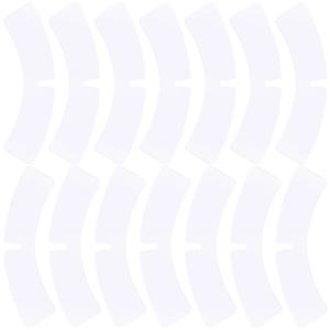 100pcs 칼라 스테이 셔츠 칼라 지원 고무 벨벳 옷걸이 플라스틱 조절 스테이 작은 여성 칼라 스테이 드레스 셔츠