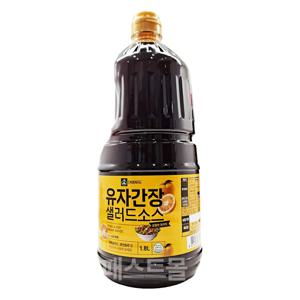 이엔 유자간장 샐러드소스 1.8L