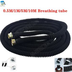 0.5M, 1M, 40MM 인터페이스 가스 마스크 스노클 내마모성 노화 방지 가스 마스크 및 필터 연결 파이프