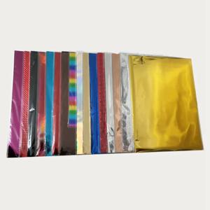 50Pcs 골드 블랙 레드 핫 스탬핑 호일 종이 라미네이터 라미네이팅 전송 우아함 레이저 프린터 공예 20x29cm A4