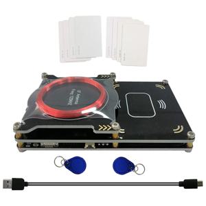A93P 업그레이드된 512k Proxmark3 Easy V3.0 RDV4 메모리 ID M1 IC 내장 RFID 카드 리더기 통합 안테나 해독기 디코더