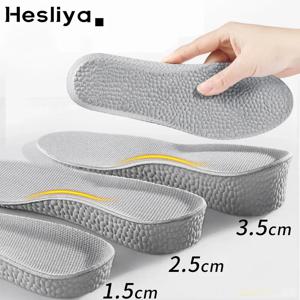 2PCS Heightening Insole 보이지 않는 남여 여성 Heighten 삽입 쿠션 패드 EVA 리프팅 깔창 발 뒤꿈치 아치 지원 키가 큰 쿠션
