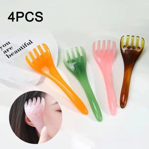 깊은 이완을위한 4 PCS Scalp Back Massager 헤드 스크래처 protable SPA 헤드 마사지는 신체의 모든 부분에 사용할 수 있습니다.
