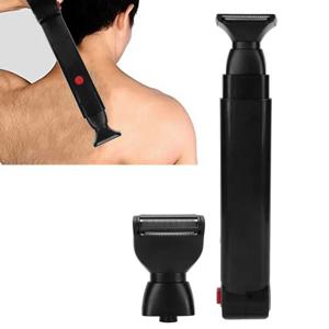 긴 핸들 방수 남성 백 면도기 USB 충전식 바디 헤어 트리머 남성용 접이식 백 면도기