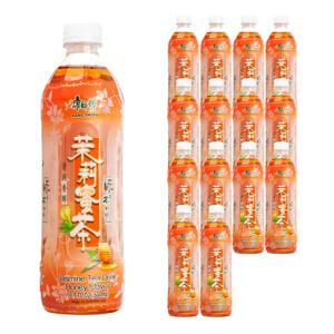 [공식수입인증정품] 캉스푸 말리밀차 자스민꿀티 중국식품 음료 500ml, 15개, 1박스