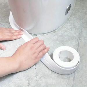 3미터 롤 2개의 PVC 방수 및 곰팡이 방지 솔기 접착제, 주방, 욕실, 화장실, 코너 간격에 적합